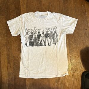 White Taylor Swift Eras Tee